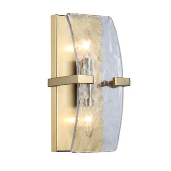 Aenon Two Light Wall Sconce in Brushed Champagne Brass (62|3164WSCBCBHWG)