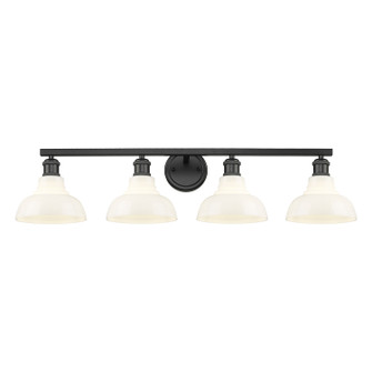 Carver Four Light Vanity in Matte Black (62|0305BA4BLKVMG)