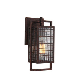 Garraux One Light Outdoor Wall Mount in Rust (217|204546A)