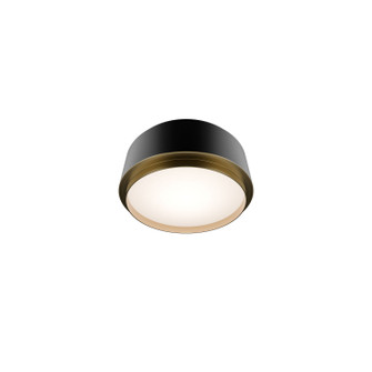 Salvo LED Flush Mount in Black/Aged Brass (34|FM2050930BKAB)