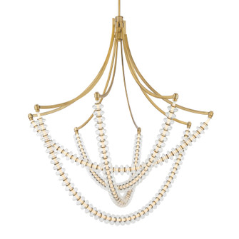 Pearl LED Chandelier in Legacy Brass (7|5648732L)