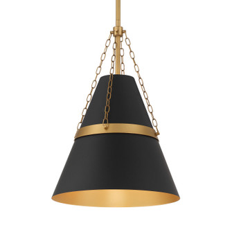 Springfield One Light Pendant in Dark Matte Black (7|3933876)