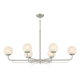 Whitehall Six Light Island Pendant in Brushed Nickel (7|379684)