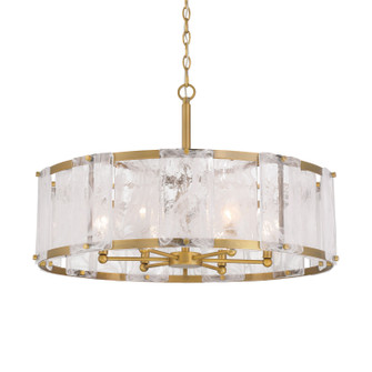 Veil Six Light Pendant in Legacy Brass (7|3636732)