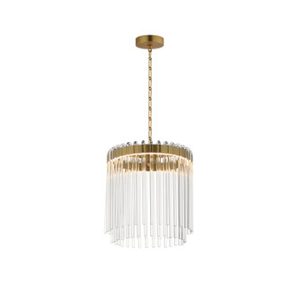 Jolie LED Pendant in Natural Aged Brass (16|38421CLNAB)