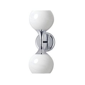 Neve Two Light Wall Sconce in Polished Chrome (16|21222MRPC)