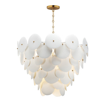 Isla Eight Light Pendant in Natural Aged Brass (16|12827WTNAB)