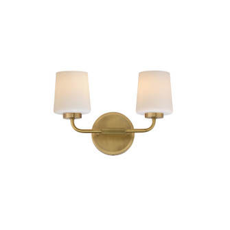 Durham Two Light Wall Sconce in Natural Aged Brass (16|12692WTNAB)