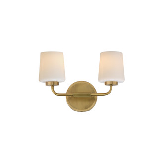 Durham Two Light Wall Sconce in Natural Aged Brass (16|12692WTNAB)