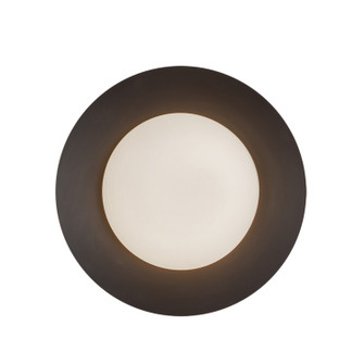 Cleo LED Wall Sconce in Black/Opal Glass (347|WS77909BKOP)