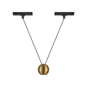 Faria Double LED Pendant in Brushed Gold (347|TRP27203BG4K)