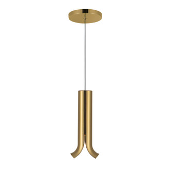 Husk LED Pendant in Metallic Brass (347|PD89709MRB)
