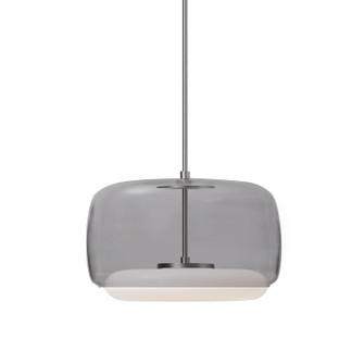 Enkel LED Pendant in Smoked/Brushed Nickel (347|PD70615SMBNUNV)
