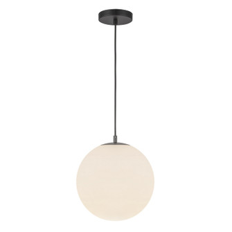 Marco LED Pendant in Black/Opal Glass (347|PD43612BKOP5CCTUNV) Marco LED Pendant in Black/Opal Glass (347|PD43612BKOP5CCTUNV)