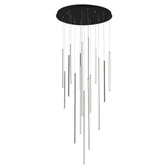 Chute LED Pendant in Black (347|MP14932BKUNV010)