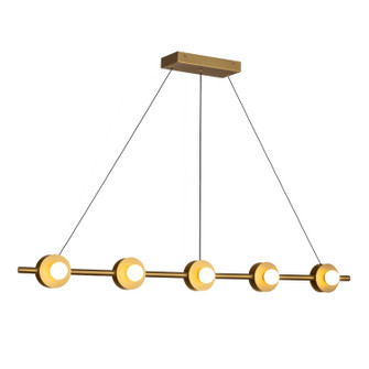 Elixir LED Linear Pendant in Brushed Gold (347|LP15548BGUNV)