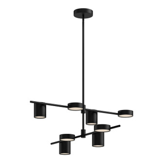Jayden LED Chandelier in Black (347|CH96840BKUNV)