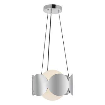 Ciel One Light Chandelier in Chrome/Opal Glass (347|CH59810CHOP)