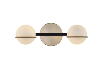Fusion LED Bath Bar in Matte Black w/ Brass (102|FSN4162OPALMBBR)