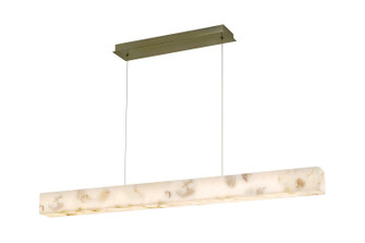 LumenAria LED Linear Pendant in Brushed Brass (102|ALR8239BRSS)
