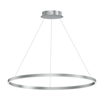 Groove 5CCT LED Pendant in Brushed Aluminum (86|E52728AL)