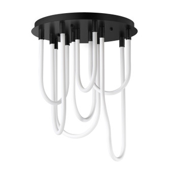 Soleil LED Flush Mount in Black (86|E24987BK)