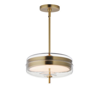 Voto LED Pendant in Natural Aged Brass (86|E2466218NAB)