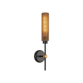 Colby One Light Vanity in Matte Black/Tan Jute (452|WV491120MBTJ)