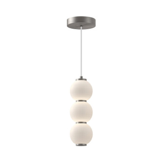Bijou LED Pendant in Brushed Nickel/Opal Matte Glass (452|PD530313BNOPUNV)