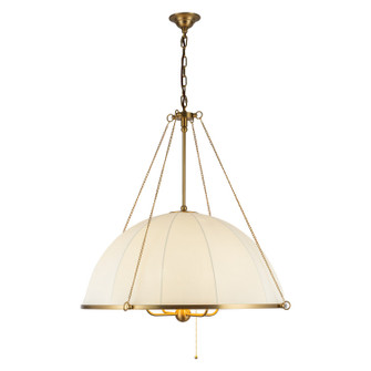 Crosby Four Light Chandelier in Brushed Gold (452|CH661433BG)