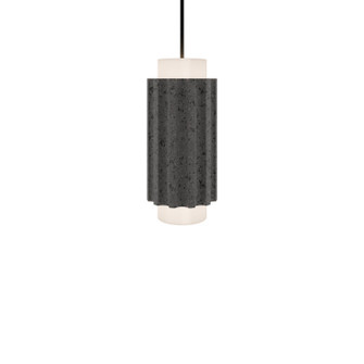 Caviar LED Mini Pendant in Bassalt Stone/Black (281|PD6251627BVBK)