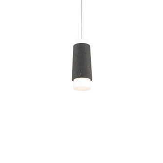Chauncey LED Mini Pendant in Bassalt Stone/Black (281|PD551327BVBK)