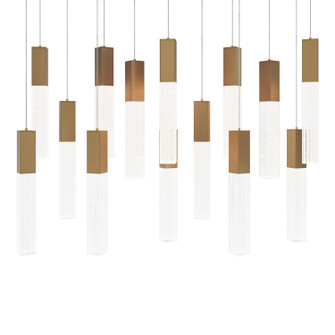 Cinema LED Pendant in Aged Brass (281|PD30814LAB)