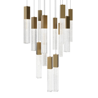 Cinema LED Pendant in Aged Brass (281|PD30813SAB)