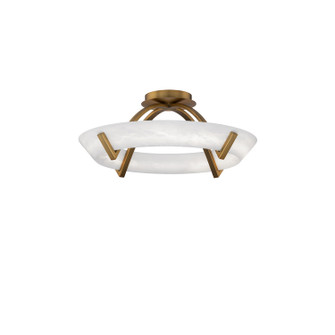 Copa LED Flush Mount in Aged Brass (281|FM54519AB)