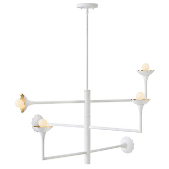 Darla LED Chandelier in Textured Plaster (531|84246TXP)
