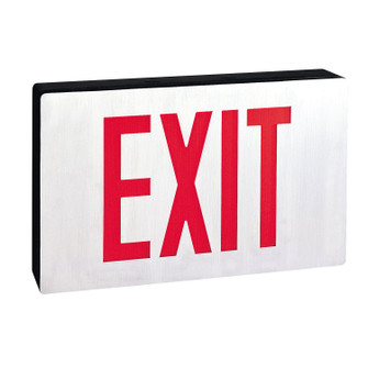 LED Self-Diagnostic Exit Sign in Aluminum (167|NX616LEDR)
