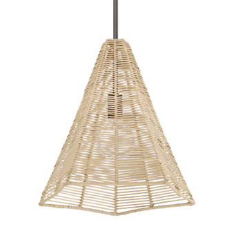 Comet One Light Pendant in Matte Bronze (47|48090)