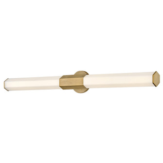 Facet LED Vanity in Heritage Brass (13|51154HB)