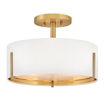 Halle LED Semi-Flush Mount in Lacquered Brass (13|47571LCB)