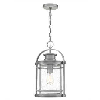 Booker One Light Outdoor Hanging Lantern in Industrial Aluminum (10|BKR1910IA)