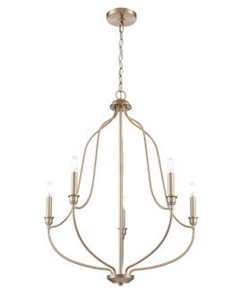 Senoia Five Light Chandelier in Modern Gold (59|98005MG)