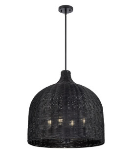 Elise Four Light Pendant in Matte Black (59|9027MB)