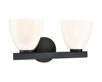 Apria Two Light Vanity in Matte Black (59|49002MB)