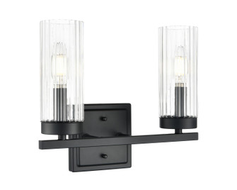 Iversen Two Light Vanity in Matte Black (59|46002MB)