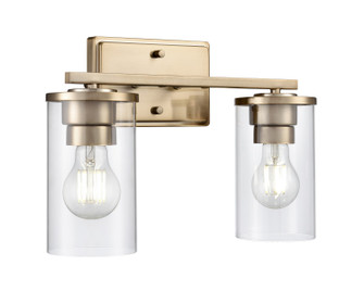 Verlana Two Light Vanity in Modern Gold (59|2702MG)