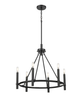 Skyva Six Light Chandelier in Matte Black (59|25656MB)