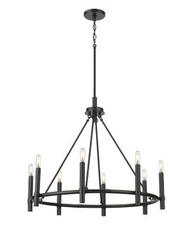 Skyva Eight Light Chandelier in Matte Black (59|25608MB)