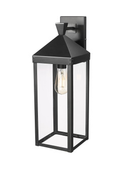 Yates One Light Outdoor Wall Sconce in Painted Black (59|22921PBK)