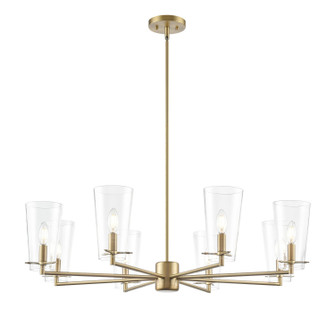 Maccan Eight Light Chandelier in Vintage Brass (59|217008VB)